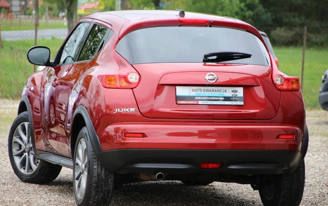 Nissan Juke cena 38900 przebieg: 166000, rok produkcji 2013 z Okonek małe 596